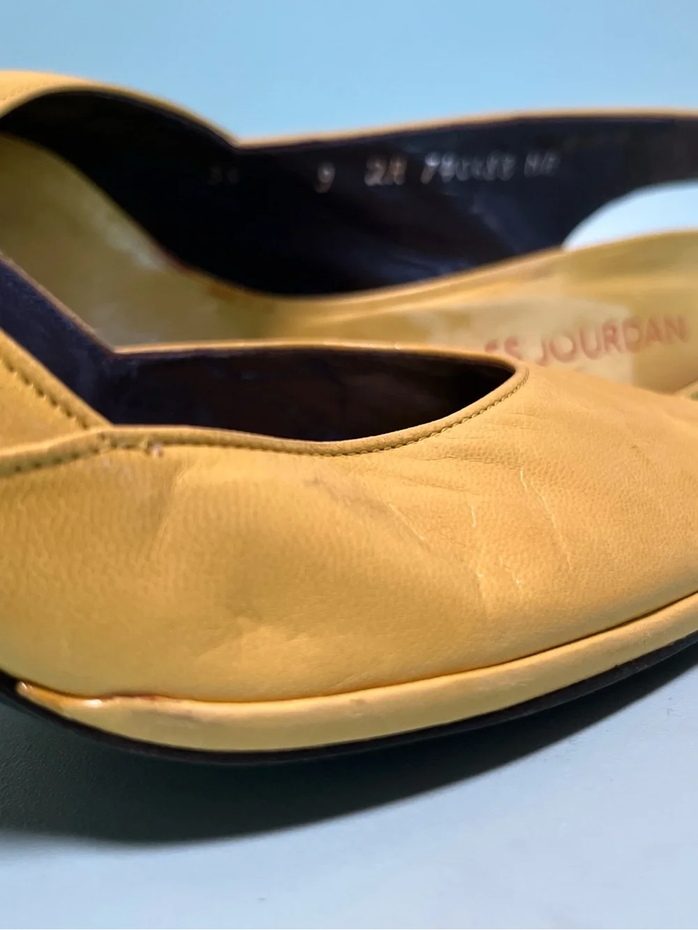 Vintage Charles Jourdan Peep Toe Heels